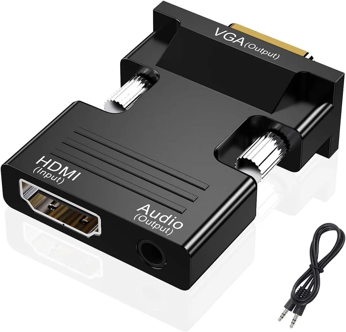 WRIARICH WRIARICH HDMI to VGA Media Converter with 3.5 mm Audio Cable — product photo