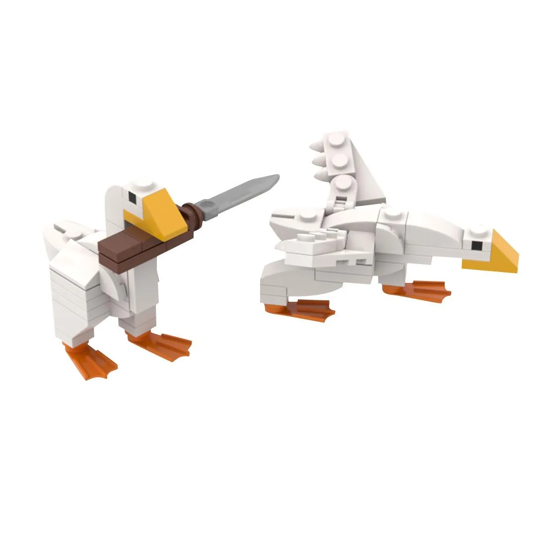 ZITIANYOUBUILD ZITIANYOUBUILD Creative Goose Building Blocks Set 81PCS MOC-52526 — product photo