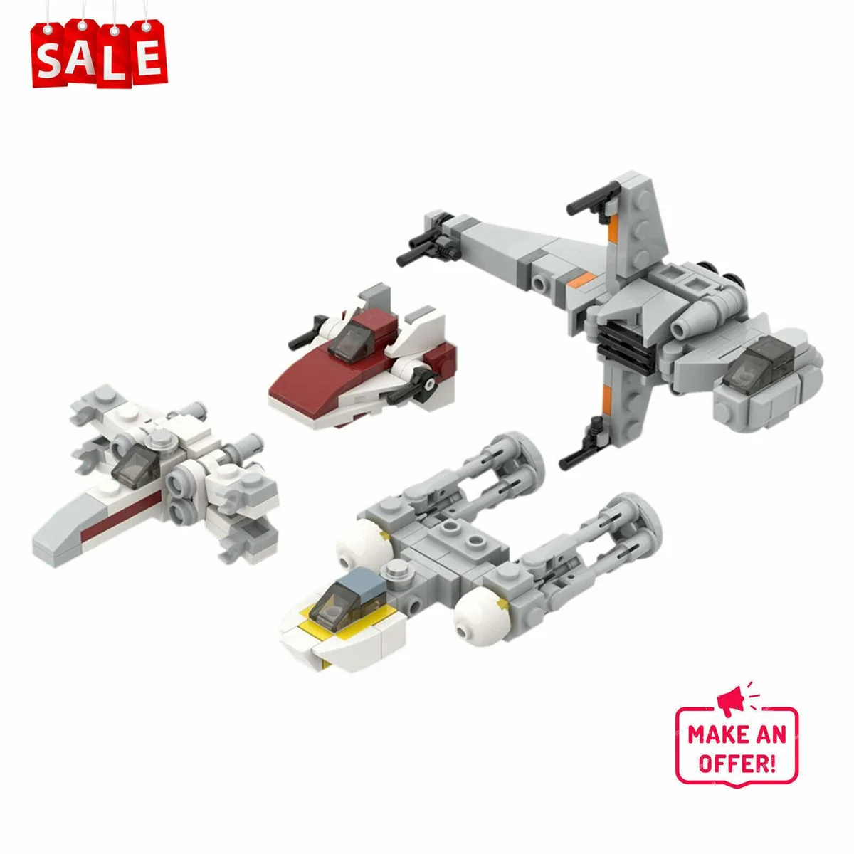 ZITIANYOUBUILD ZITIANYOUBUILD MOC-32286 Micro Rebel Fighters 221 Pieces — product photo