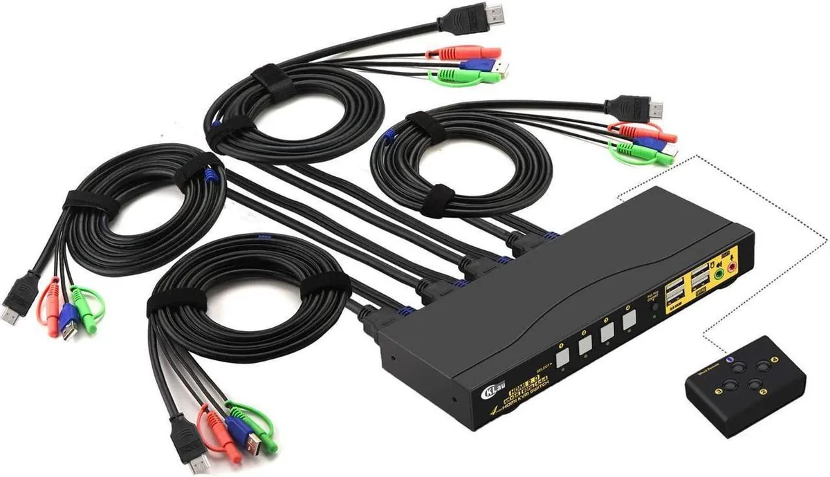 Vszerda Vszerda 4 Port HDMI KVM Switch 4K 60Hz 4:4:4 — product photo