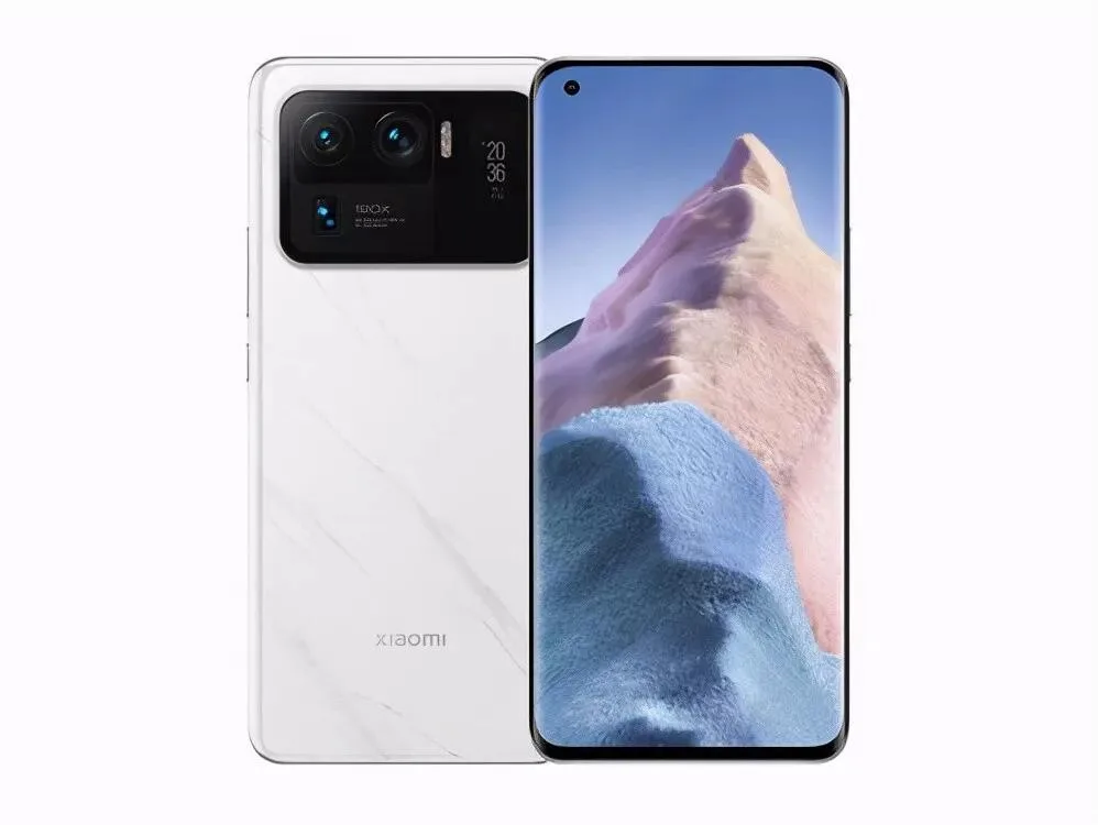 Mi Mi 11 Ultra 5G 6.81" 12/512GB Marble Stone White cell phones - unlocked — product photo