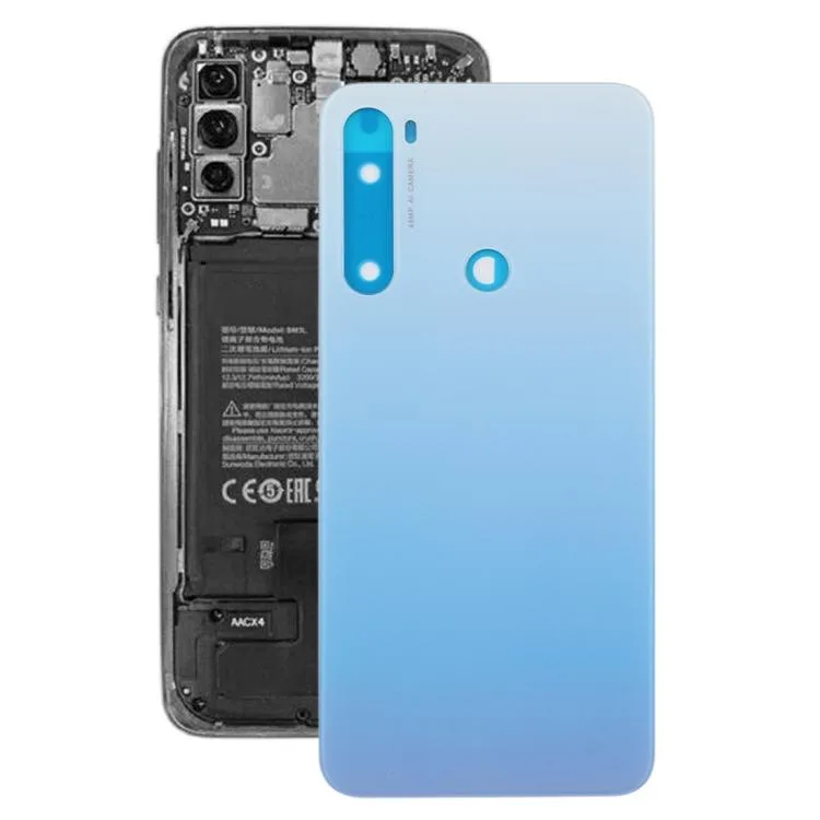 White replacement back cover for Redmi Note 8