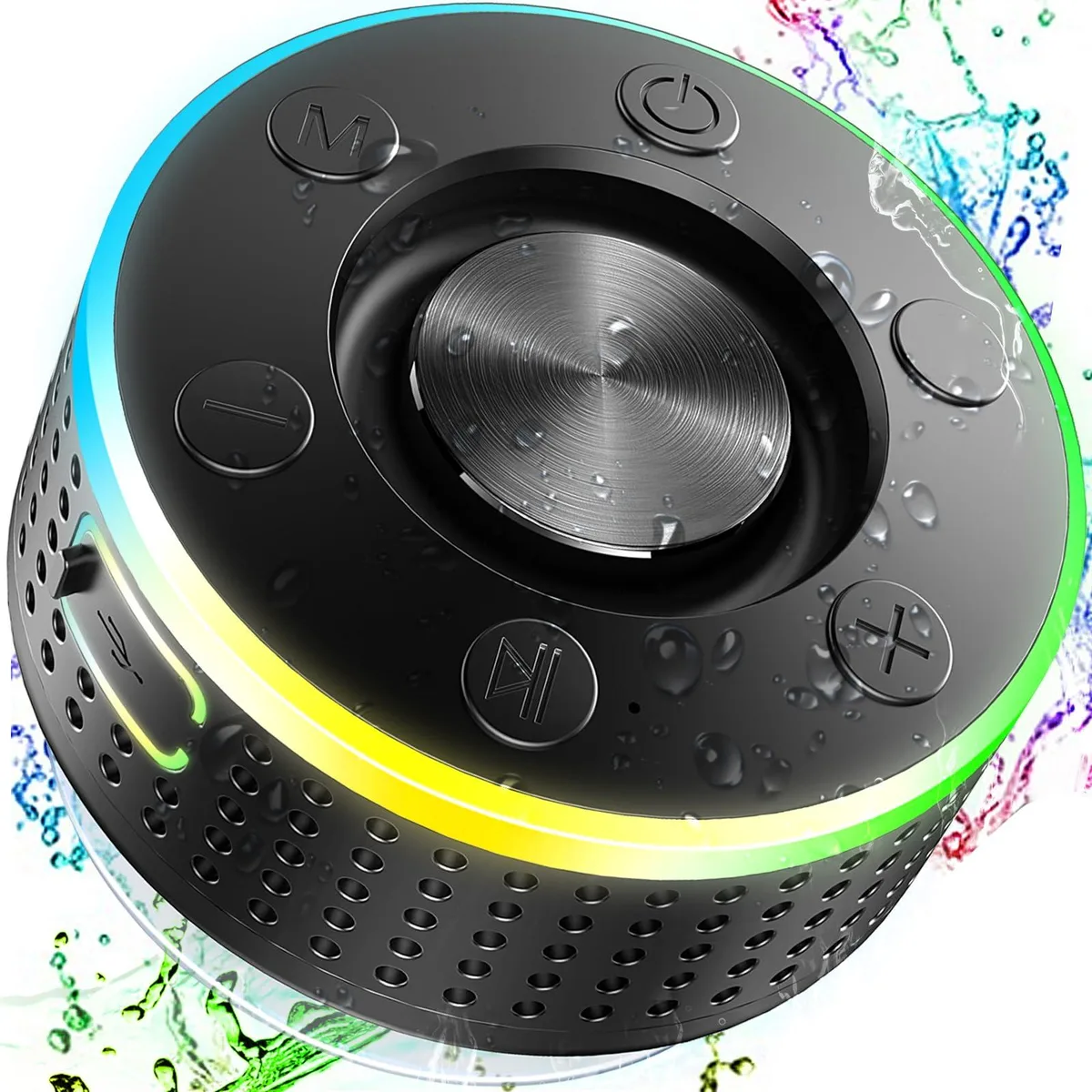 No Sew No Sew JJ-T7 portable speaker Bluetooth 5.3 IP7 RGB Black — product photo