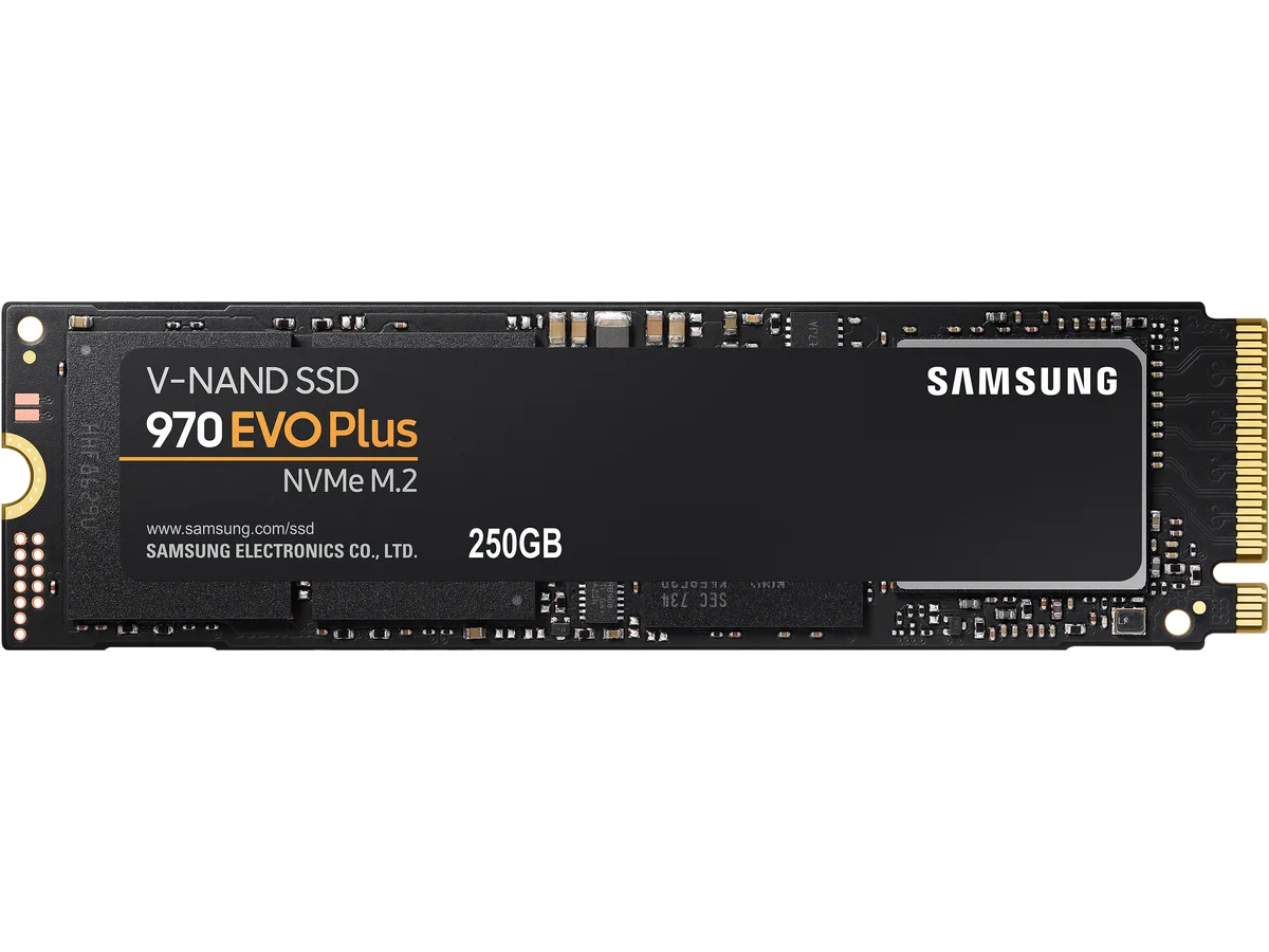 SAMSUNG SAMSUNG 970 EVO PLUS M.2 2280 250GB internal SSD MZ-V7S250B/AM — product photo