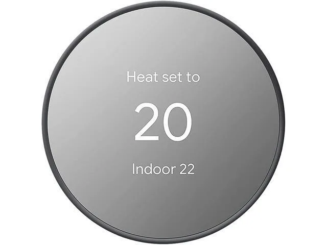 Google Google Nest Thermostat Charcoal 2.4" display — product photo