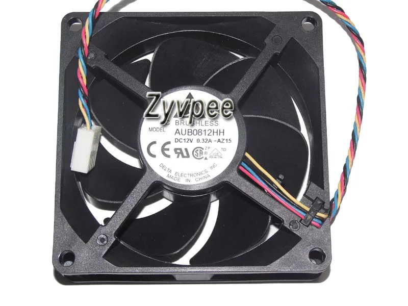 Zyvpee Zyvpee AUB0812HH 80mm 25mm 4-pin 12V .32A case fan — product photo