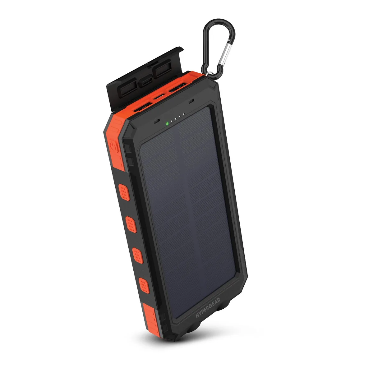 HyperGear HyperGear SolPro 10K Solar Power Bank 10000mAh 20W PD IPX5 Orange — product photo
