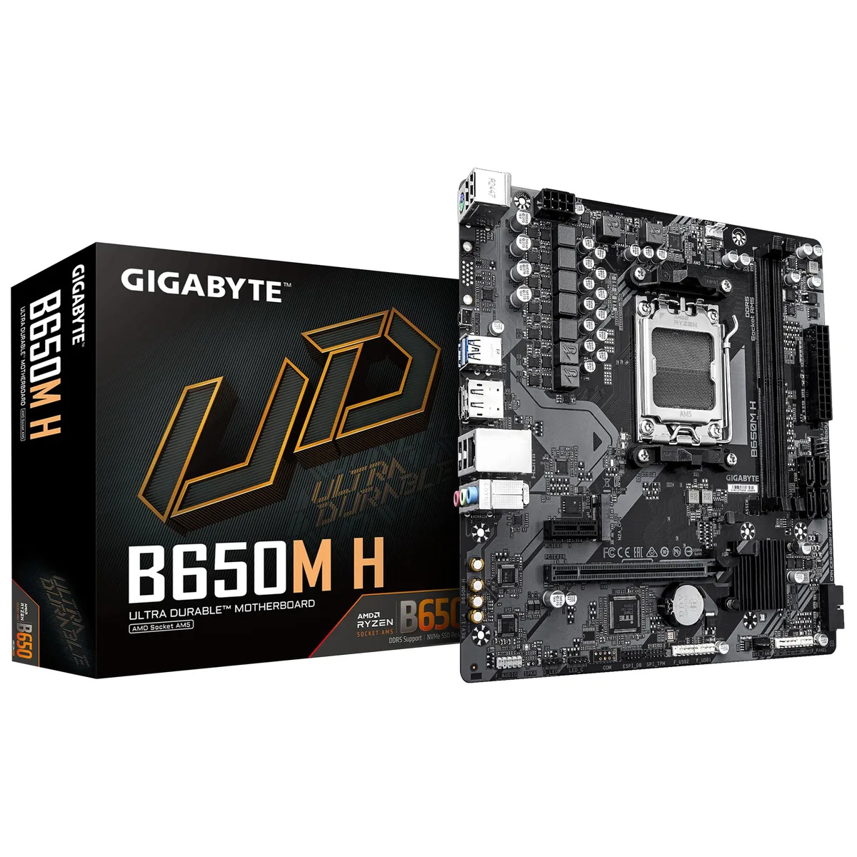 GIGABYTE GIGABYTE B650M H AMD Motherboard AM5 DDR5 — product photo