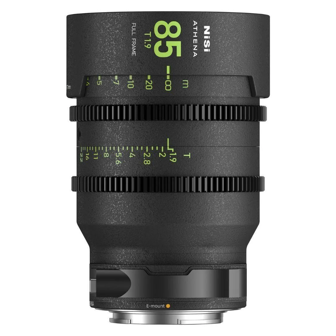 Nisi Nisi Athena Prime 85mm T1.9 Full-Frame Cinema Lens E Mount Drop-In Filter — product photo
