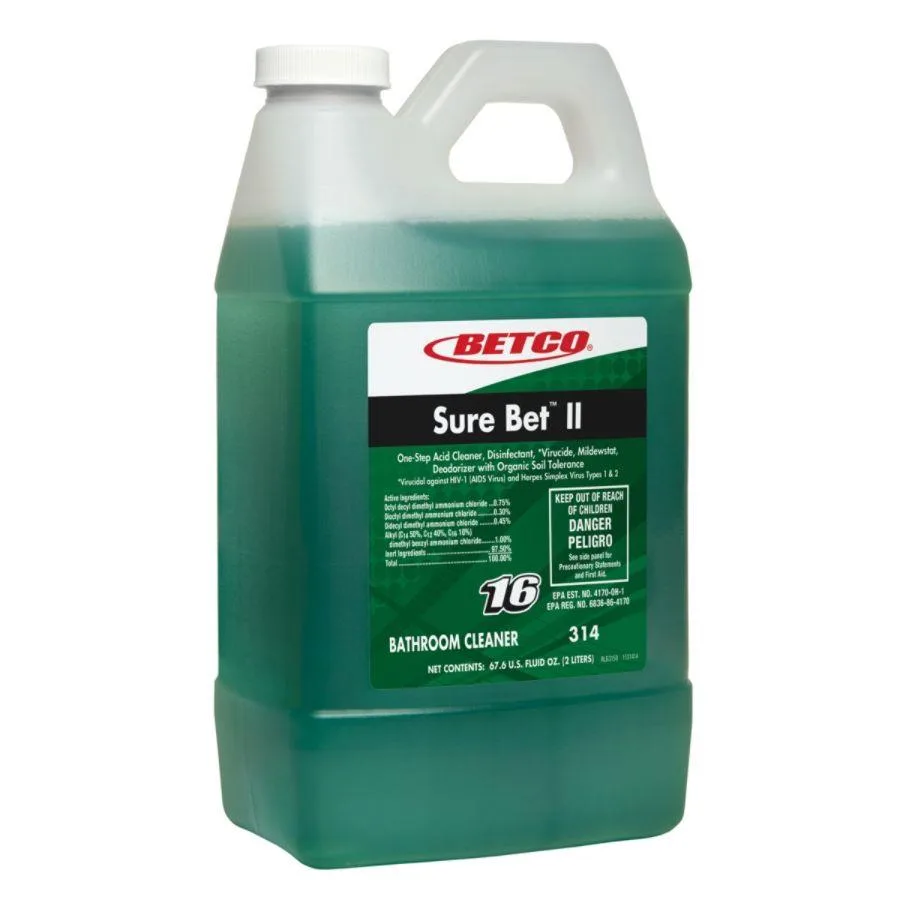 Betco Corporation Betco Corporation 3144700 Sure Bet II Multipurpose Cleaner Citrus 67.63 oz 4-pack — product photo