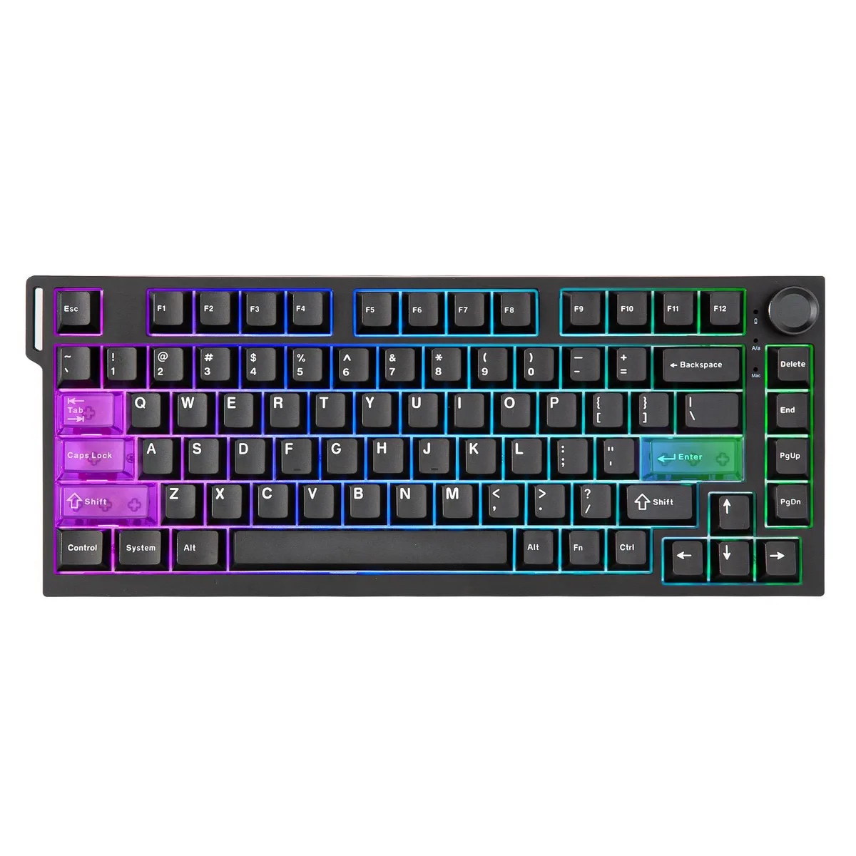 YUNZII YUNZII RT75 PRO 75% Gaming Keyboard Black HE Red Switch — product photo