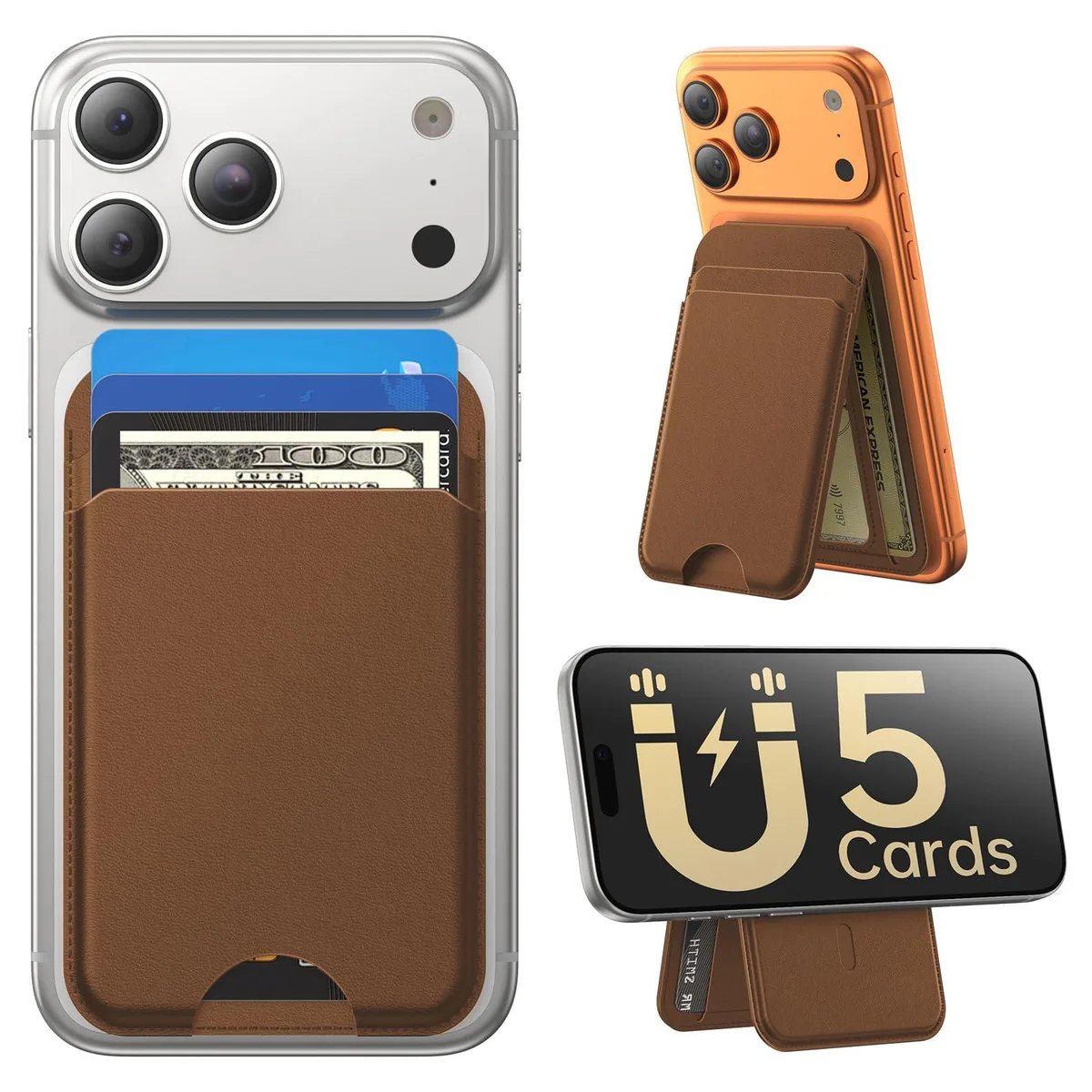  Viator Gear 2standwallet-coffee-new MagSafe Wallet Coffee — product photo