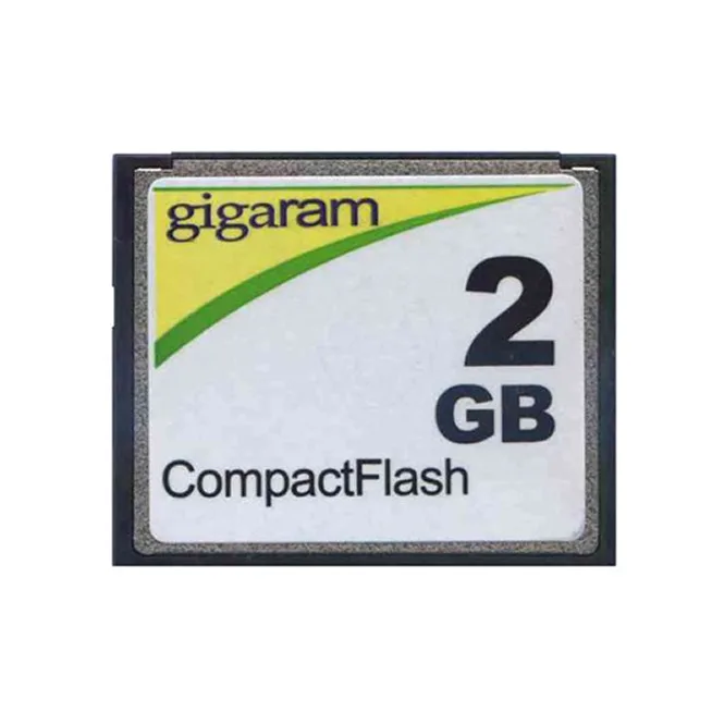 Gigaram Gigaram 2GB CompactFlash 50pin 133X 18MB/s read 13MB/s write memory card — product photo