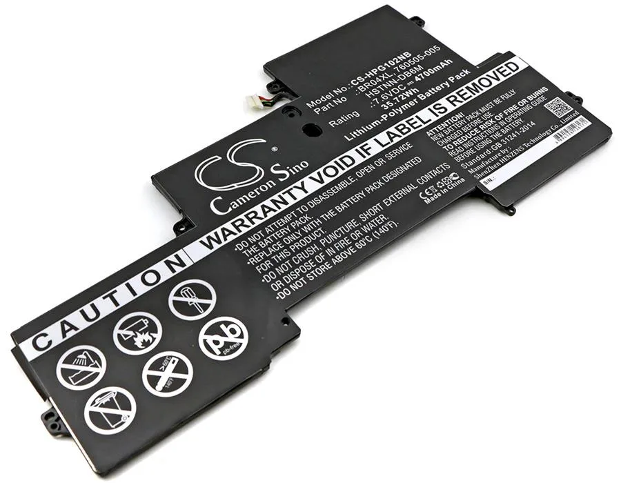 Cameron Sino 4700mAh 35.72Wh Battery for HP EliteBook Folio 1020 G1 — product photo