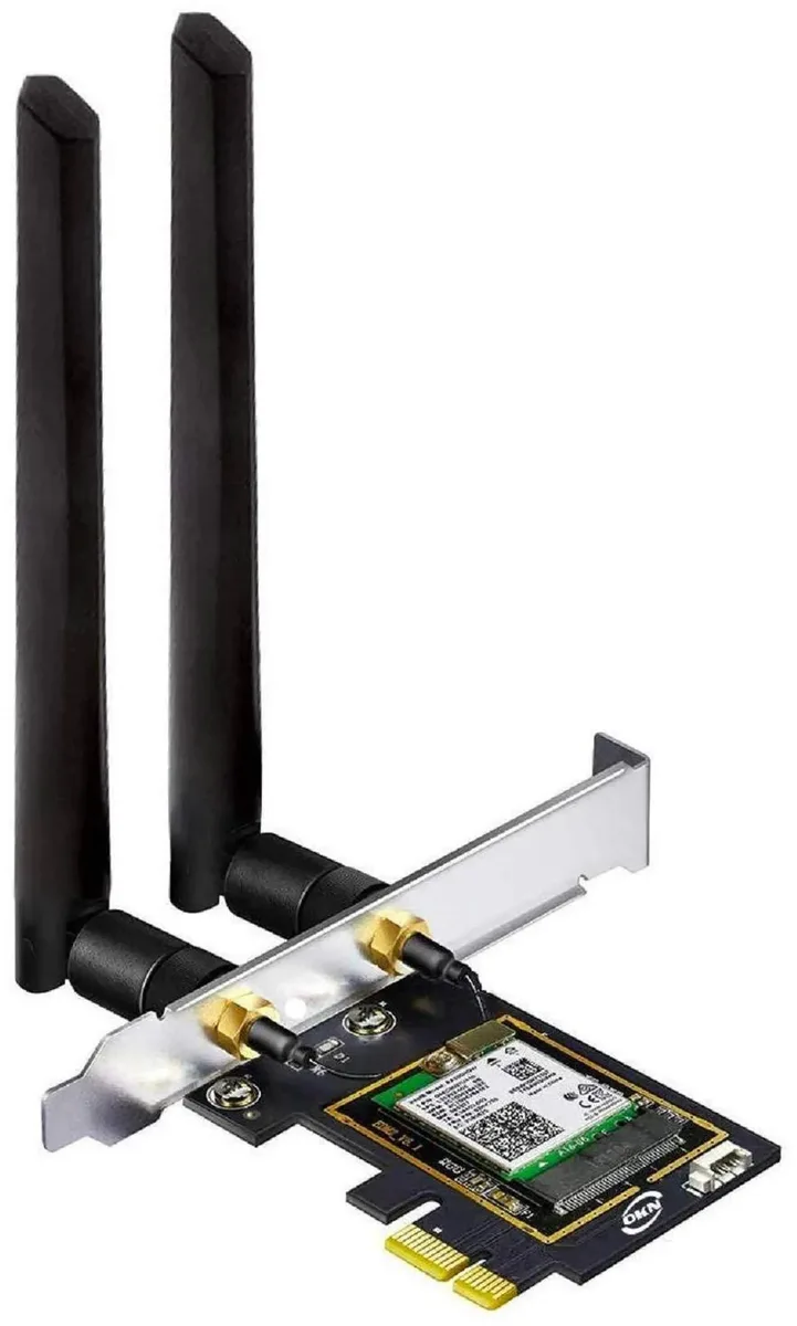 Vszerda Vszerda WiFi 6E AX5400 PCIe Card (Intel AX210) Bluetooth 5.3 Wi-Fi adapter — product photo