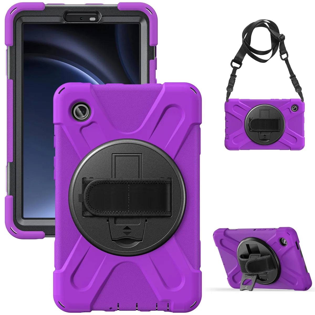 BONAEVER BONAEVER SM-X110/SM-X115/SM-X117 Shockproof Tablet Case Purple 8.7 2023 — product photo