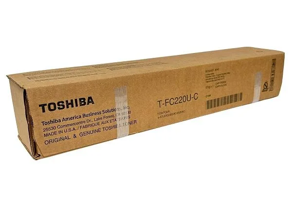 Toshiba Toshiba T-FC220U-C cyan toner cartridge 38000 pages — product photo