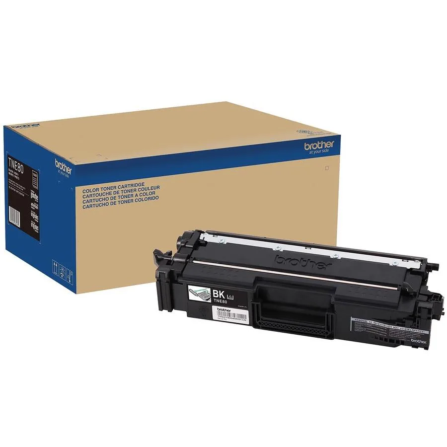 Brother Brother TNE80BK Super High Yield Black Toner Cartridge 15000 Pages — product photo