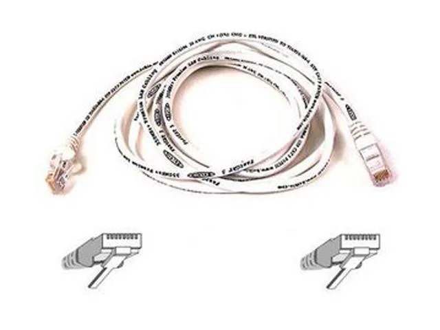 Belkin Belkin A3L791-10-WHT Cat 5E network ethernet cable 10 ft White — product photo