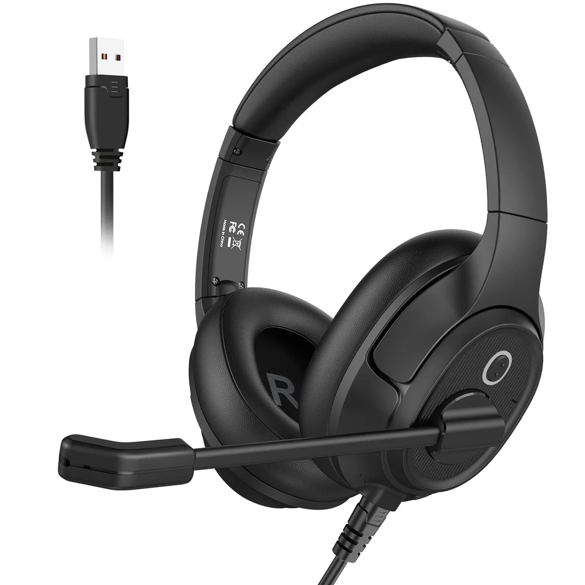  EKSA H2-NEW-CA USB Headset 40mm ANC 350g — product photo