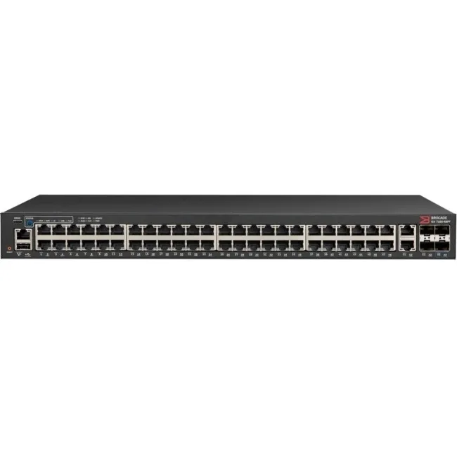 Brocade Communications Brocade Communications ICX 7150-48P 48-port PoE+ 4×10G SFP+ network switch — product photo