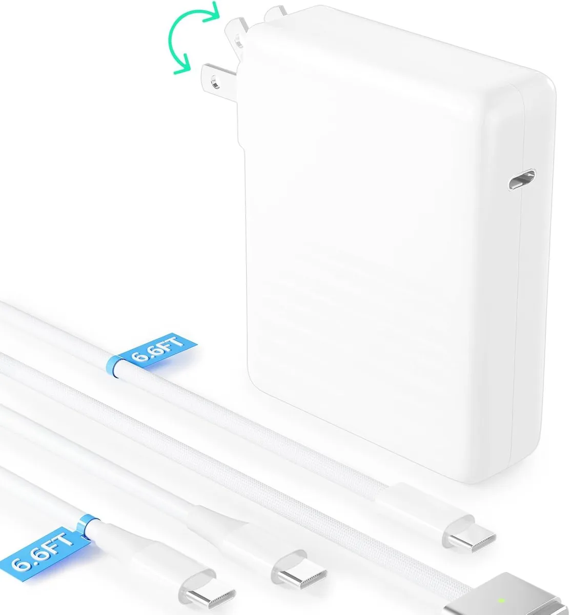 FORIDA FORIDA 140W USB-C ac adapter with Mag3 cable — product photo