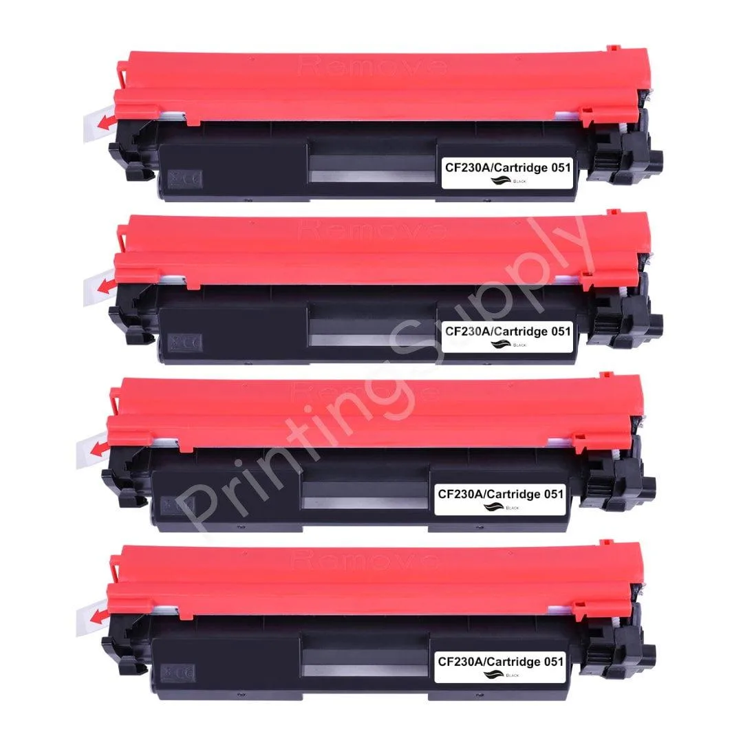 Ninestar Technology Ninestar Technology 30A CF230A toner cartridge 4 pack black 1600 pages — product photo