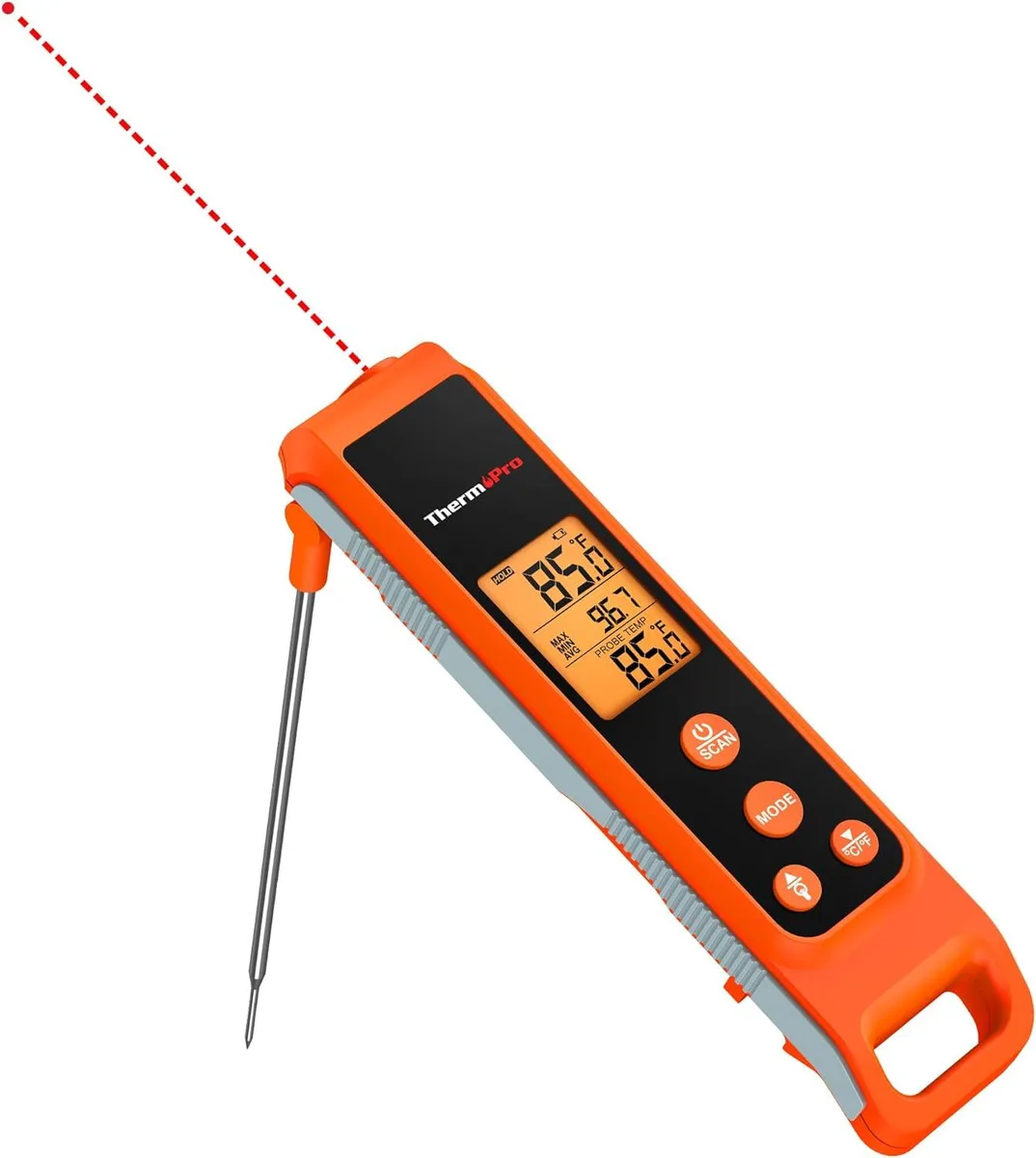 WUQ WUQ TP420 2-in-1 Infrared Thermometer with Meat Probe — product photo