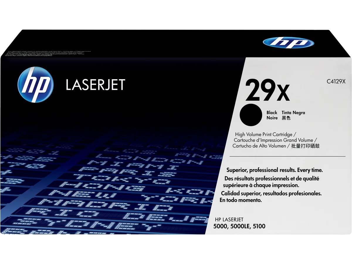HP HP C4129X 29X High Yield Black Toner Cartridge 10000 Pages — product photo