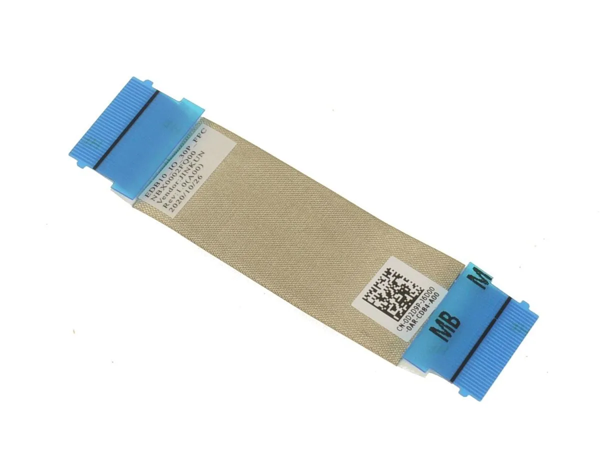 DELL DELL Chromebook 3100 Right Side USB IO Board Ribbon Cable 30-pin D2D9P — product photo