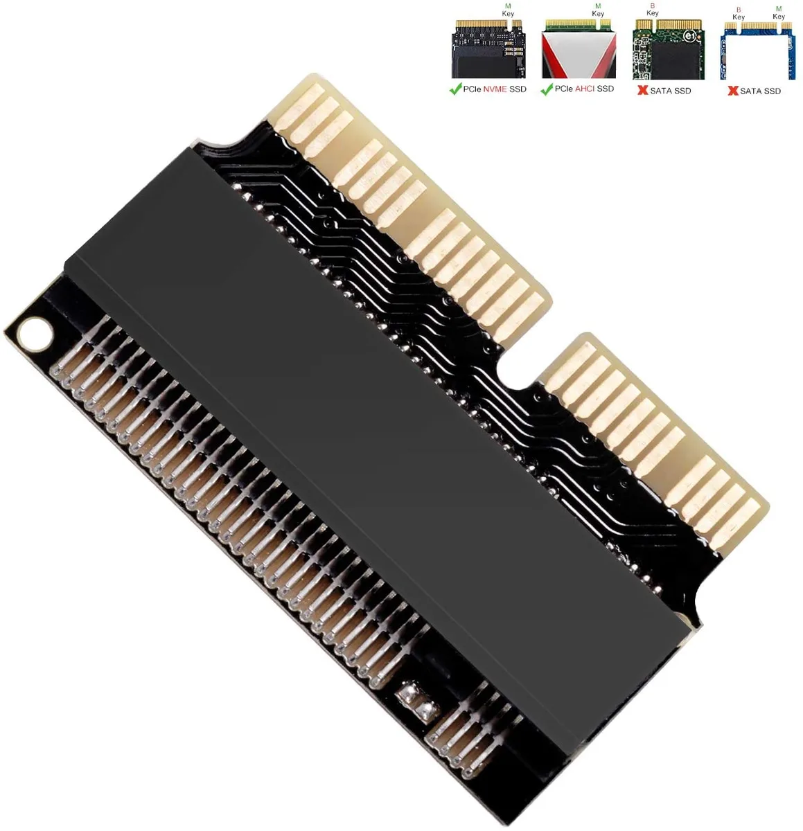 Corn Electronics Corn Electronics M.2 NVME SSD Adapter 12+16pin for MacBook Air Pro Retina 2013-2017 — product photo