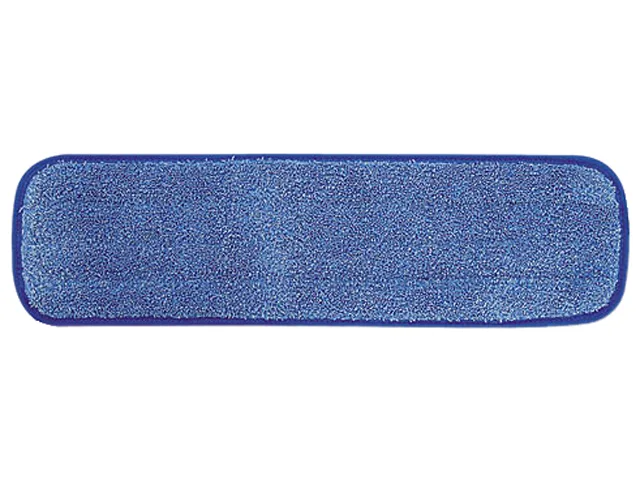 Rubbermaid Commercial Rubbermaid Commercial Q41000BLU Microfiber Wet Room Pad 18" 6/Carton cleaning — product photo