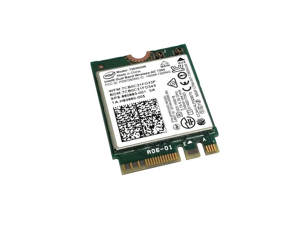 Intel Intel 7265NGW Dual Band Wireless-AC 7265 M.2 Wi-Fi adapter — product photo