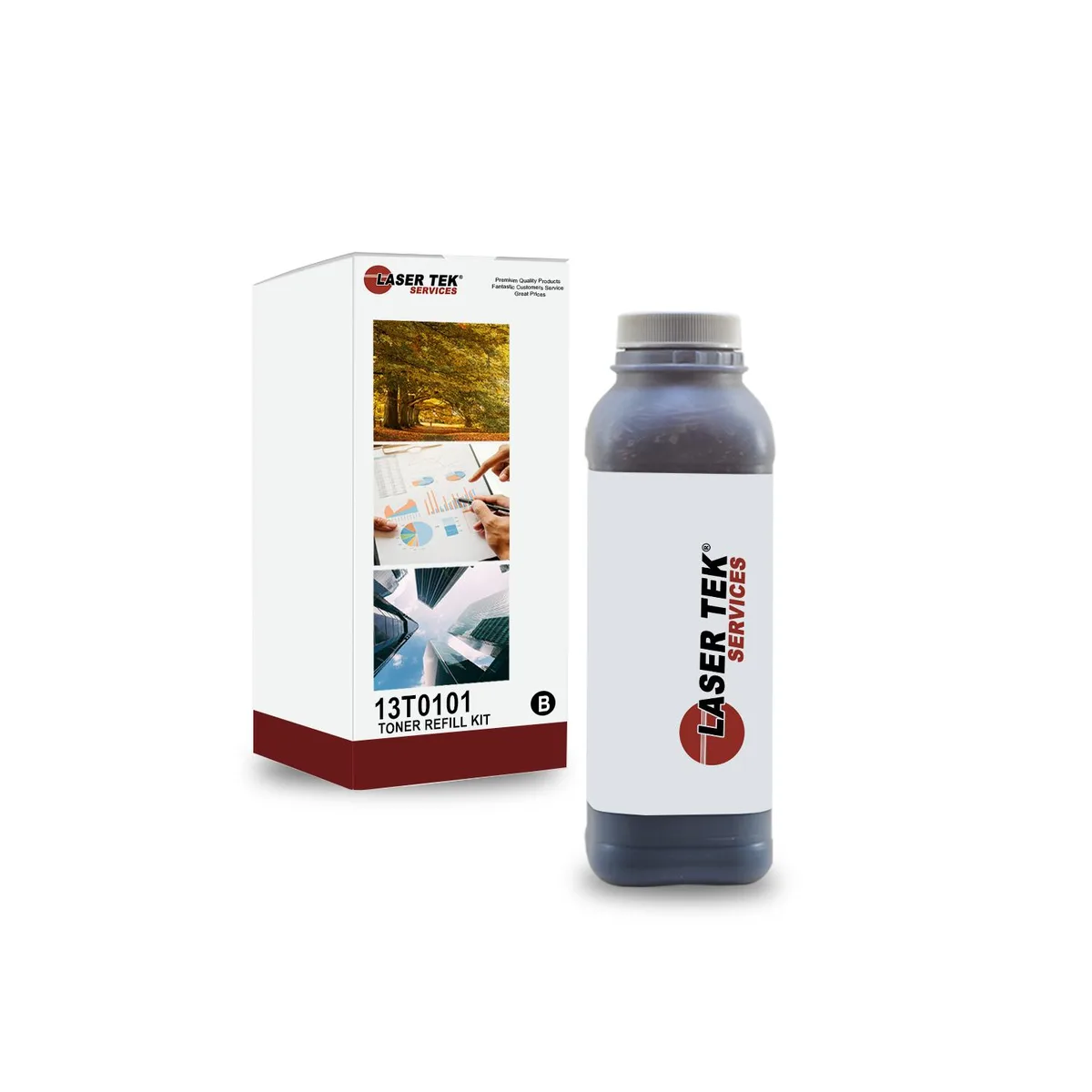 Laser Tek Services Laser Tek Services Toner Refill Kit for Lexmark E310 13T0101 Black 6,000 Pages — product photo