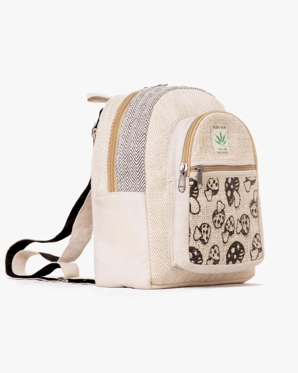 Jupiter Gear Home Jupiter Gear Home Mini Hemp Mushroom Backpack 10" Cream — product photo