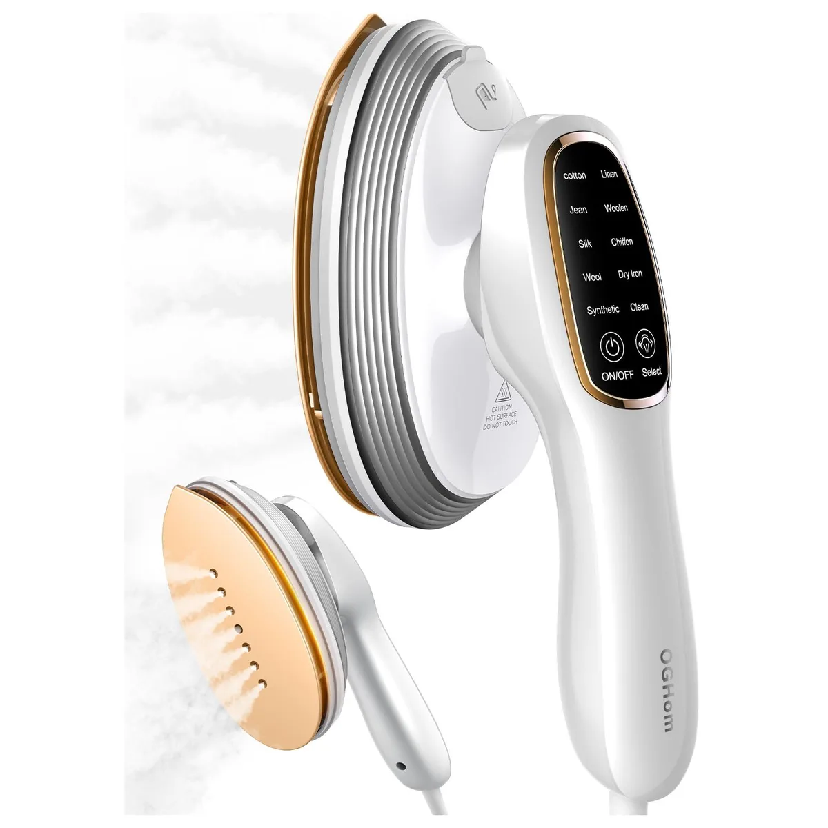 OGHom GH03 2-in-1 Steamer Iron 1200W 10 Levels White — product photo