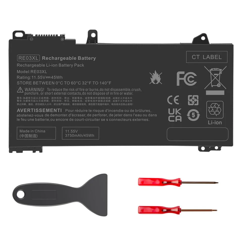 HP HP ProBook 430 440 445 450 455 G6 G7 11.55V 45W laptop battery — product photo