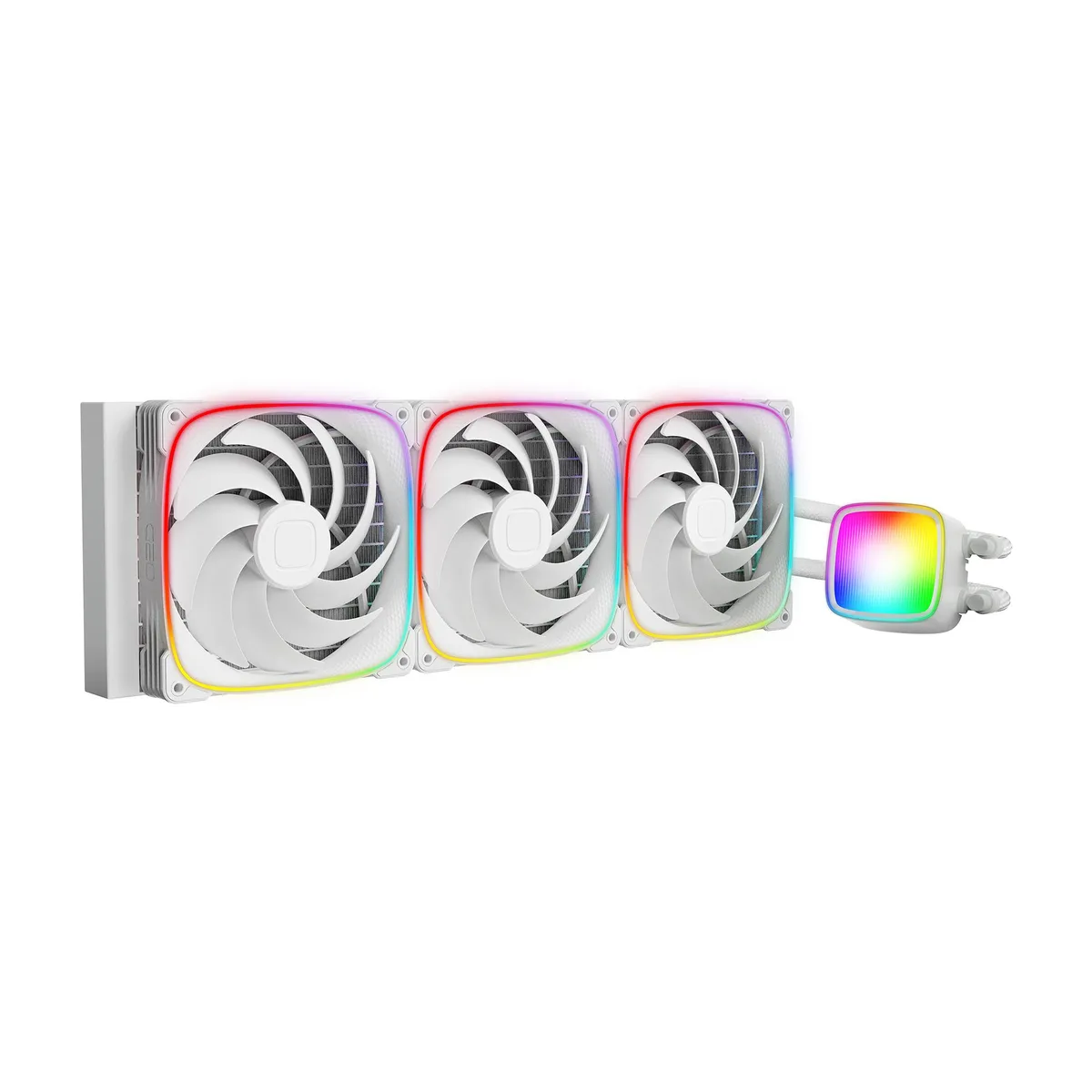 Geometric Future Geometric Future Eskimo Pro 420mm liquid cooler white 140mm fan x3 42 LGA 1700 AM5 — product photo