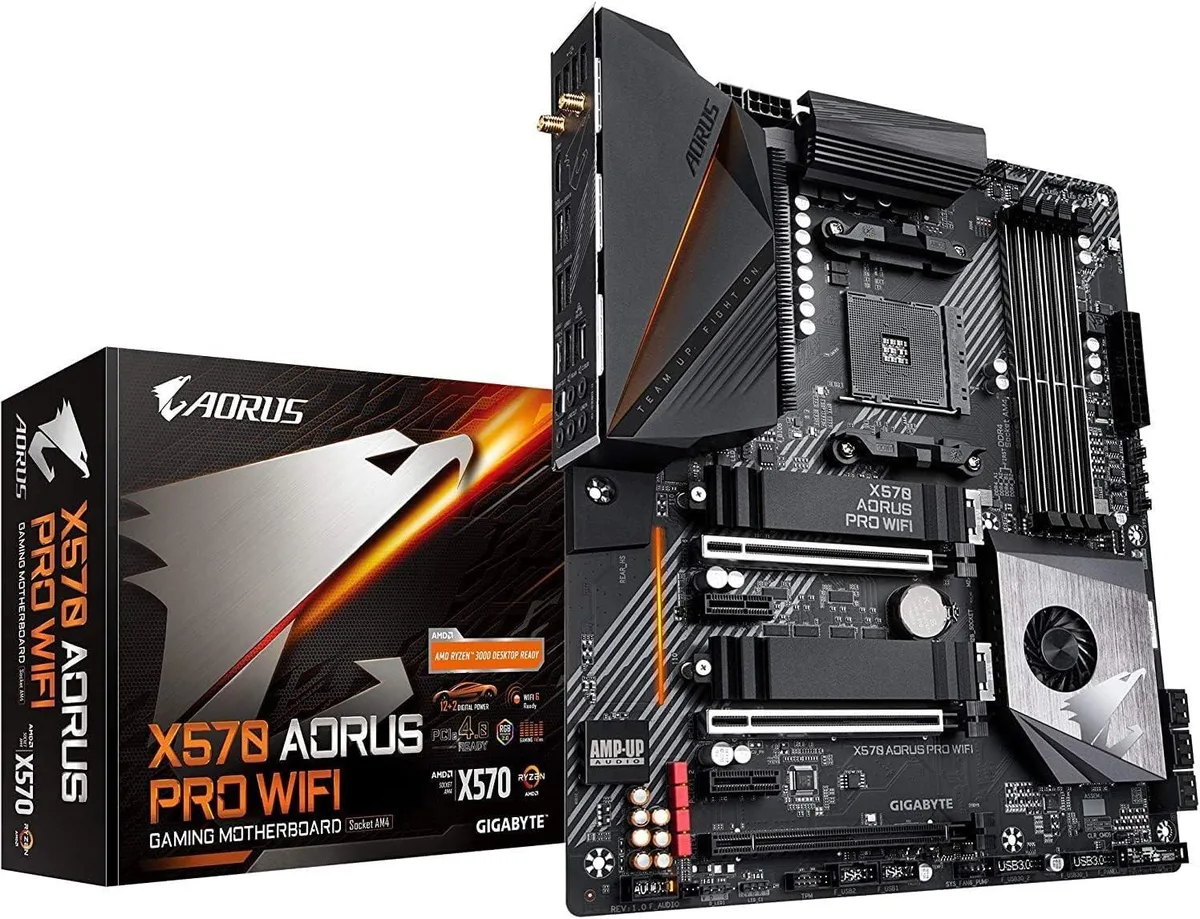 GIGABYTE GIGABYTE X570 AORUS PRO Wi-Fi AMD motherboard — product photo
