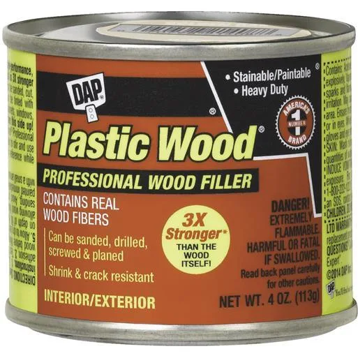 D.A.P. D.A.P. 21412 Solvent Wood Filler 4 oz Can White — product photo