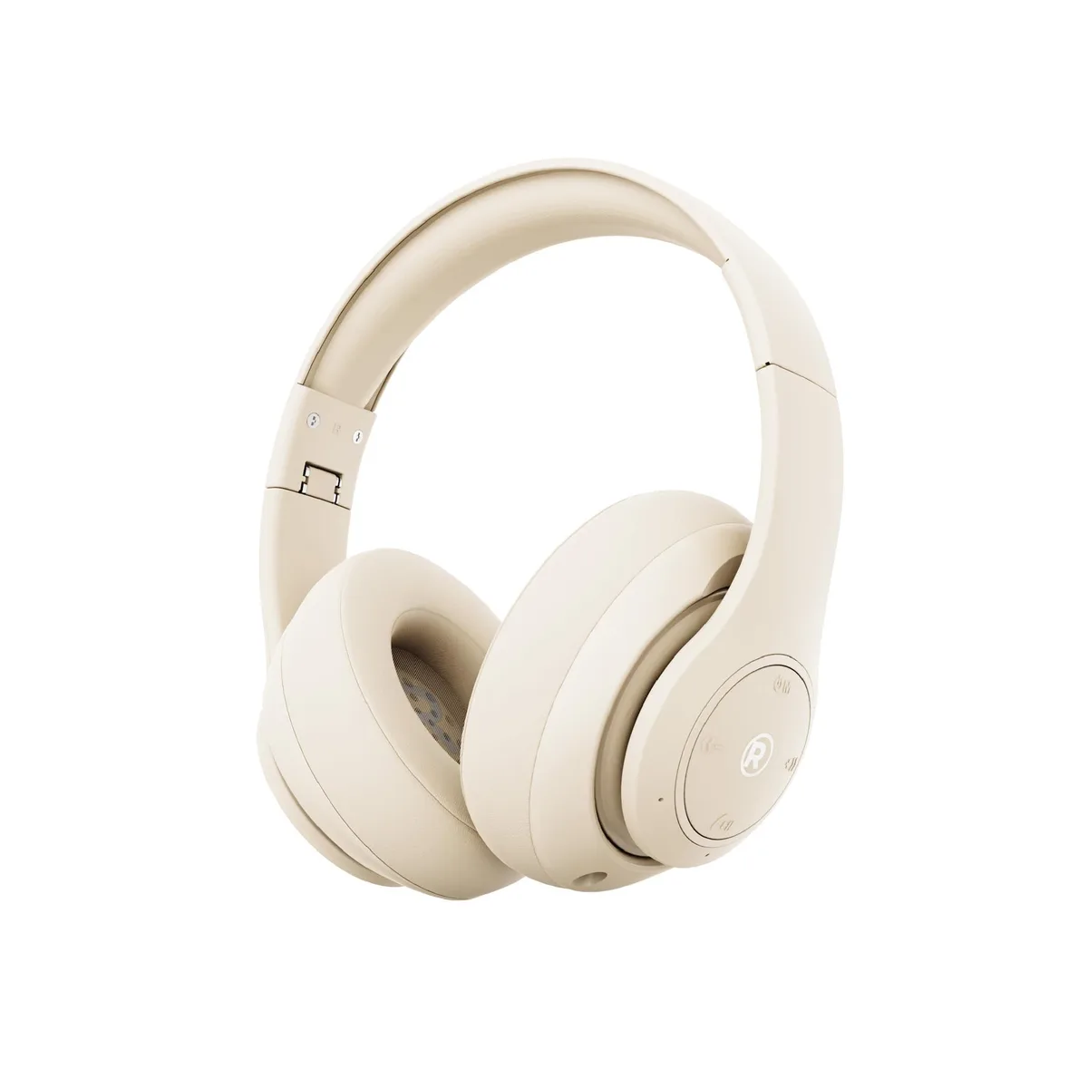 RadioShack RadioShack Bluetooth Headphones 40mm 30h BT 5.4 Creme 2 in 1 accessory — product photo