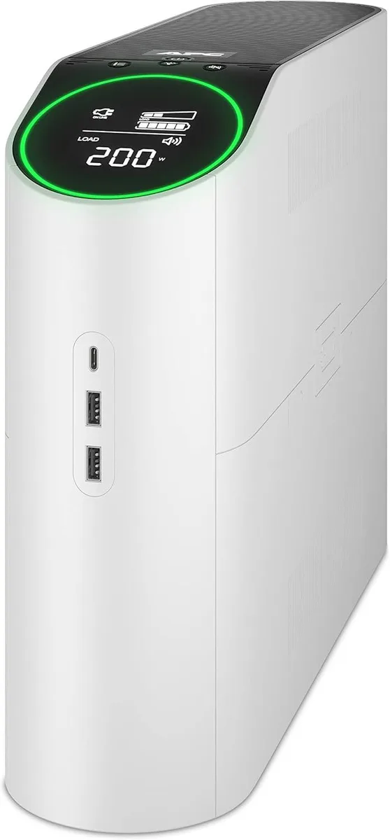 APC APC Gaming Back-UPS 1500VA 10 Outlet Pure Sinewave 120V Arctic White UPS — product photo