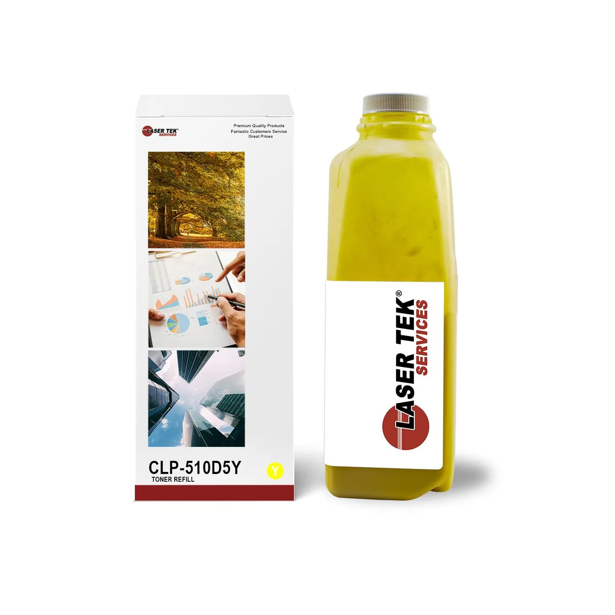 Laser Tek Services Laser Tek Services Yellow Toner Refill Kit for Samsung CLP-510 — product photo