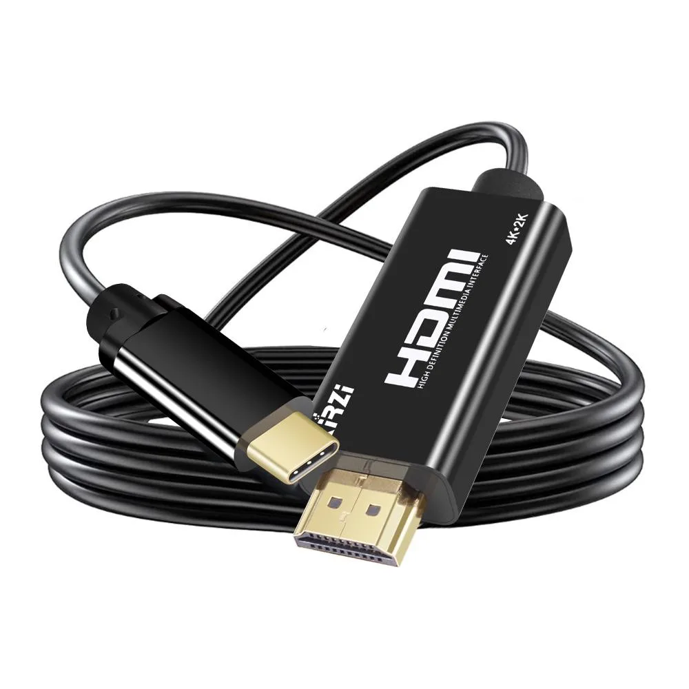 Kirzi Kirzi USB-C to HDMI Cable 20ft 4K@60Hz Thunderbolt 3/4 Compatible — product photo