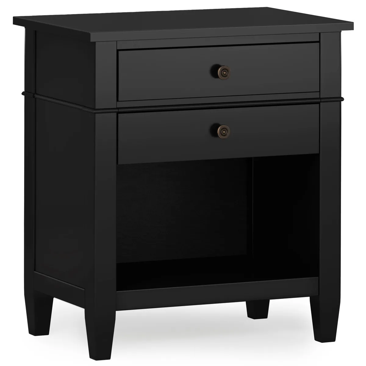 tuphen tuphen Carlton Bedside Table Black 16"D 24"W 26"H — product photo