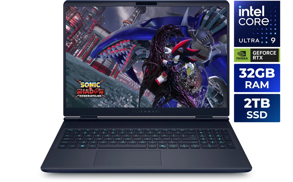 DELL DELL LAC16251-9582BLU-PUS gaming laptop Core Ultra 9 275HX 32GB 2TB RTX 5070 16 240Hz — product photo