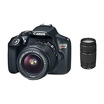 Canon Canon EOS Rebel T6 18-55mm 75-300mm camera kit — product photo