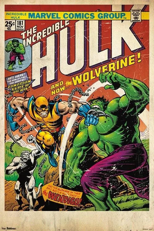Wolverine cover poster print on premium heavy stock paper, 22 by 34 inches