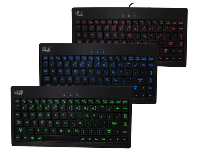 Adesso Adesso AKB-110EB SlimTouch 110 87-key USB keyboard — صورة المنتج