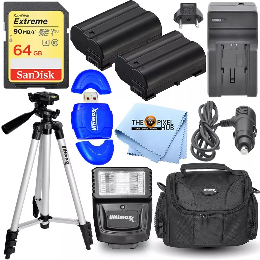 Ultimaxx Ultimaxx Mega Accessory Kit for Nikon D500 D610 D7100 D7200 D750 D7500 D810 D850 — product photo